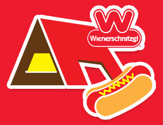 Wienerschnitzel Franchise A-Frame illustration