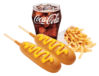 Media for #2 Combo Two Corn Dogs, small fries & small drink