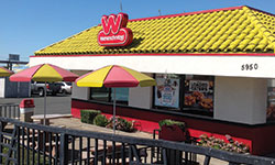 Wienerschnitzel north highway 99 frontage Stockton