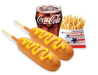 #2 Combo: Two Corn Dogs Photo