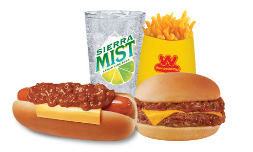 #3 Combo: Chili Cheese Dog & Chili Cheeseburger