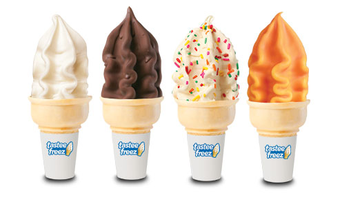 Tastee Freez Soft Serve Cones
