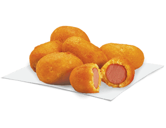 Media for mini corn dogs