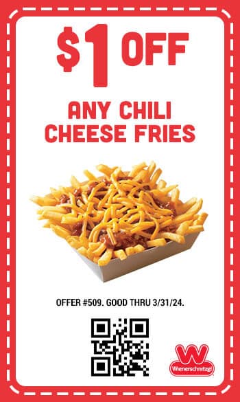 $1 Off Any Chili Cheese Fries Coupon