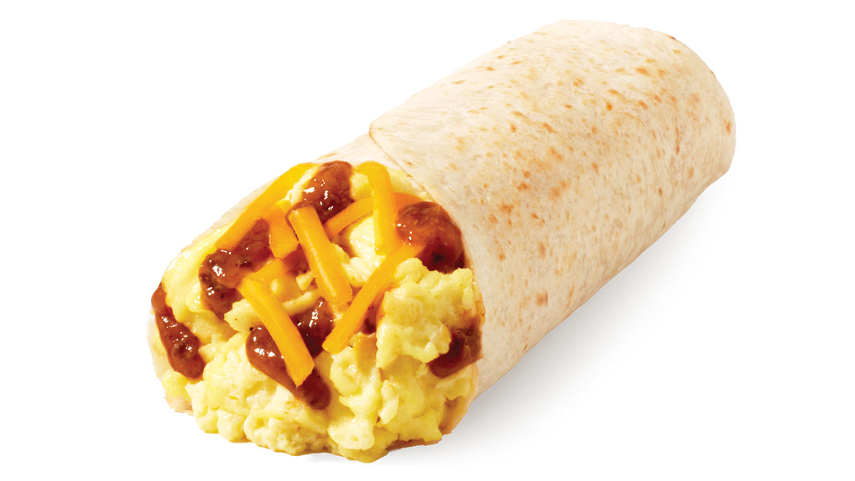 Chili Cheese Egg Burrito