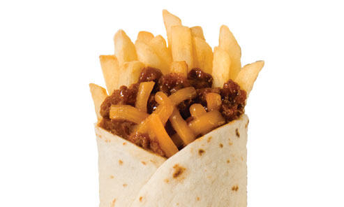 Chili Cheese Fries Burrito