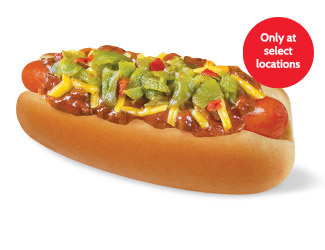 Green Chile Chili Cheese Dog