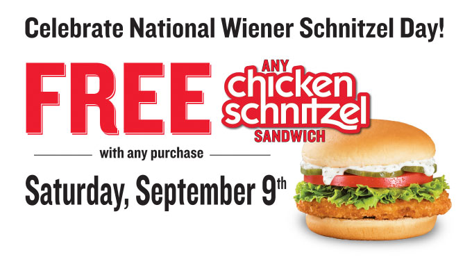Media - World’s Largest Hot Dog Chain Serves Up Free Schnitzel In Honor Of National Holiday