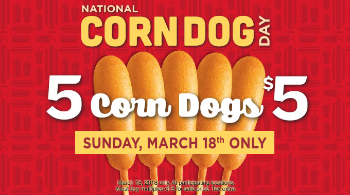 WIENERSCHNITZEL WANTS TO PARTY ON NATIONAL CORN DOG DAY