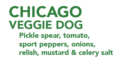Chicago Veggie Dog Title with Description