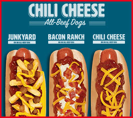 Chili Cheese All-Beef Dogs