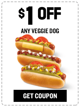 $1 Off Any Veggie Dog
