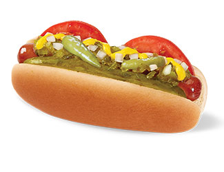 Veggie Chicago Dog