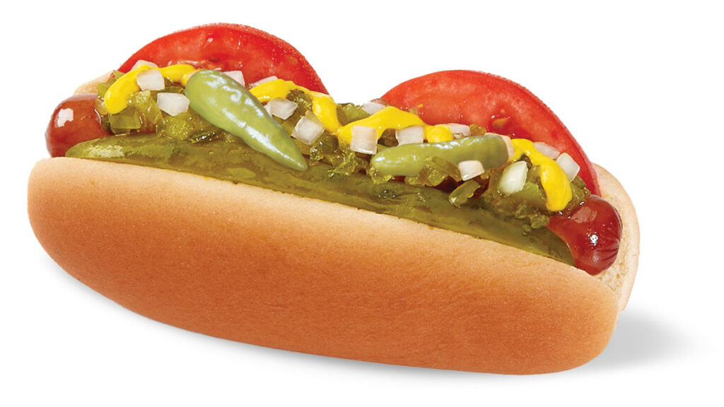 Veggie Chicago Dog