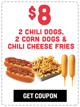 $8 Two Chili Dogs, Two Corn Dogs & Chili Cheese Fries #540