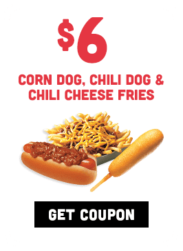 $6 Chili Dog, Corn Dog & Chili Cheese Fries Coupon #538