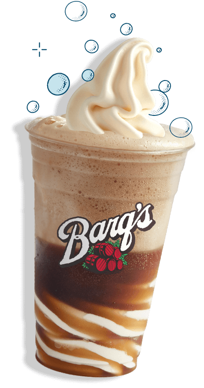 Barq's root beer float