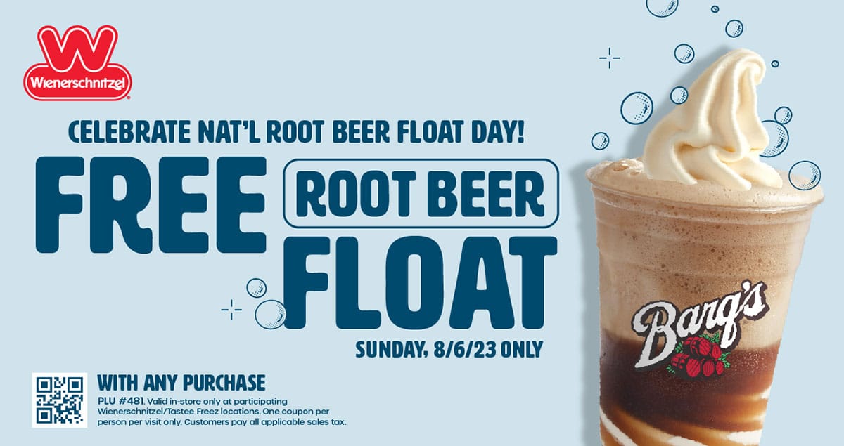 Wienerschnitzel Root Beer Float Day 2023