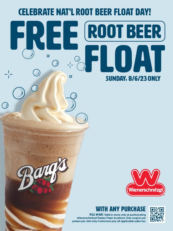 Wienerschnitzel Root Beer Float Day 2023