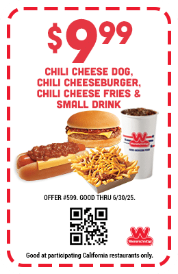 $9.99 - Chili Cheese Dog, Chili Cheeseburger, Chili Cheese Fries and Small Drink Coupon