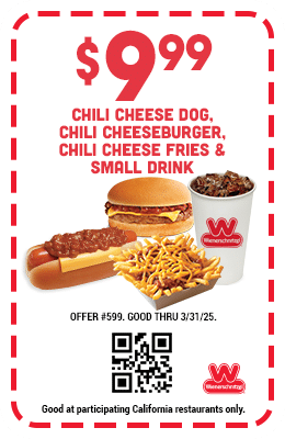 $9.99 - Chili Cheese Dog, Chili Cheeseburger, Chili Cheese Fries and Small Drink Coupon