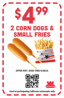 $4.99 - Two Corn Dogs and Small Fries Coupon