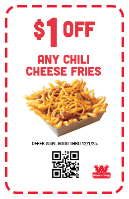 $1 Off any Chili Cheese Fries Coupon