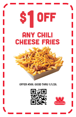 $1 Off any Chili Cheese Fries Coupon