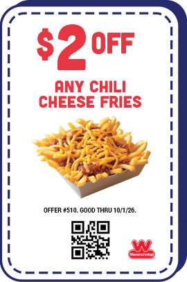 $2 Off Any Chili Cheese Fries Coupon