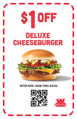 $1 Off Deluxe Cheeseburger Coupon