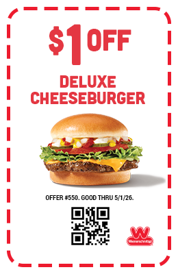 $1 Off Deluxe Cheeseburger Coupon