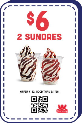 $6 Two Sundaes Coupon