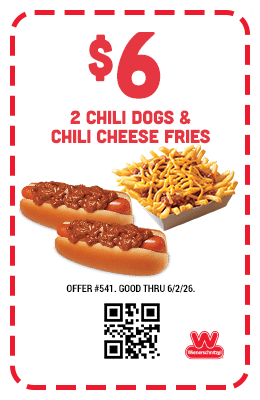 $6 Two Chili Dogs & Chili Cheese Fries Coupon #541