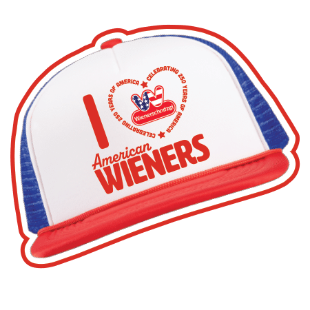 Wienerschnitzel Collectable I Love Wieners Hat