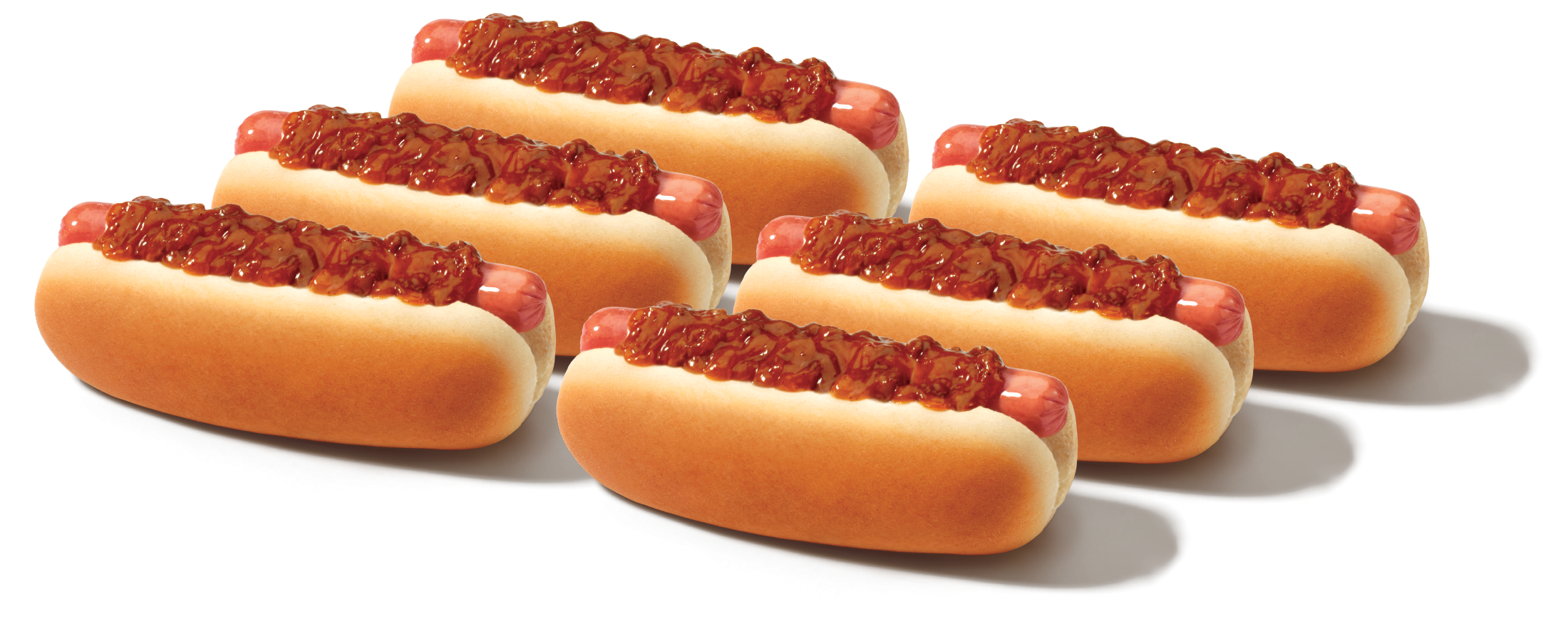 6 Chili Dogs